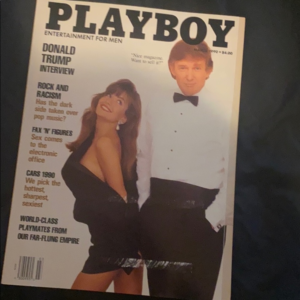 Donald Trump collectors item playboy from 1990.